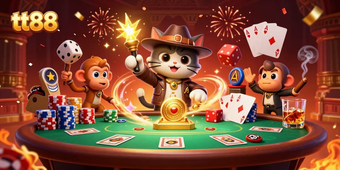 Engage in thrilling adventures at tt88 with dynamic slots and poker elements in an exotic setting.