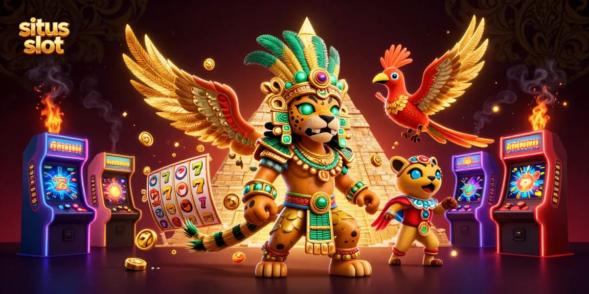 Memenangkan jackpot di situs slot dengan simbol keberuntungan dan permainan yang menarik.