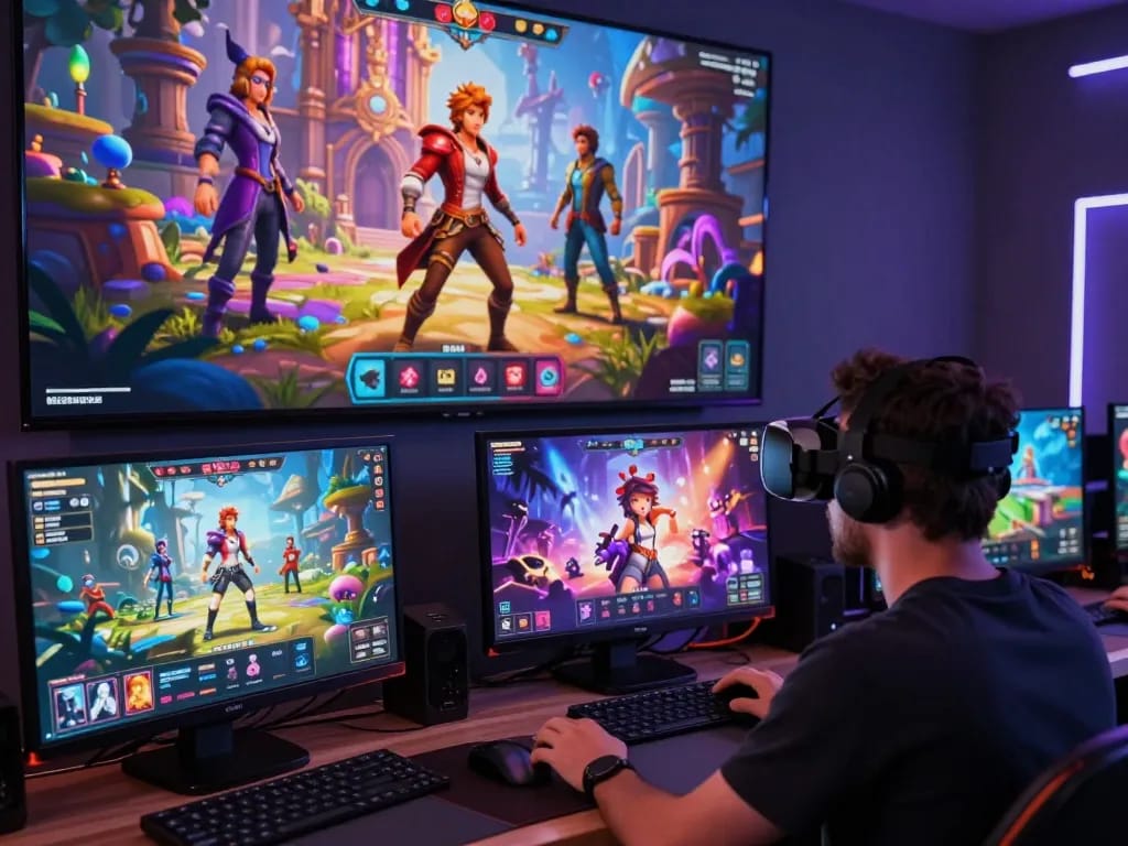 Experience thrilling online porn games in immersive 3D environments with vibrant animations and engaging characters.