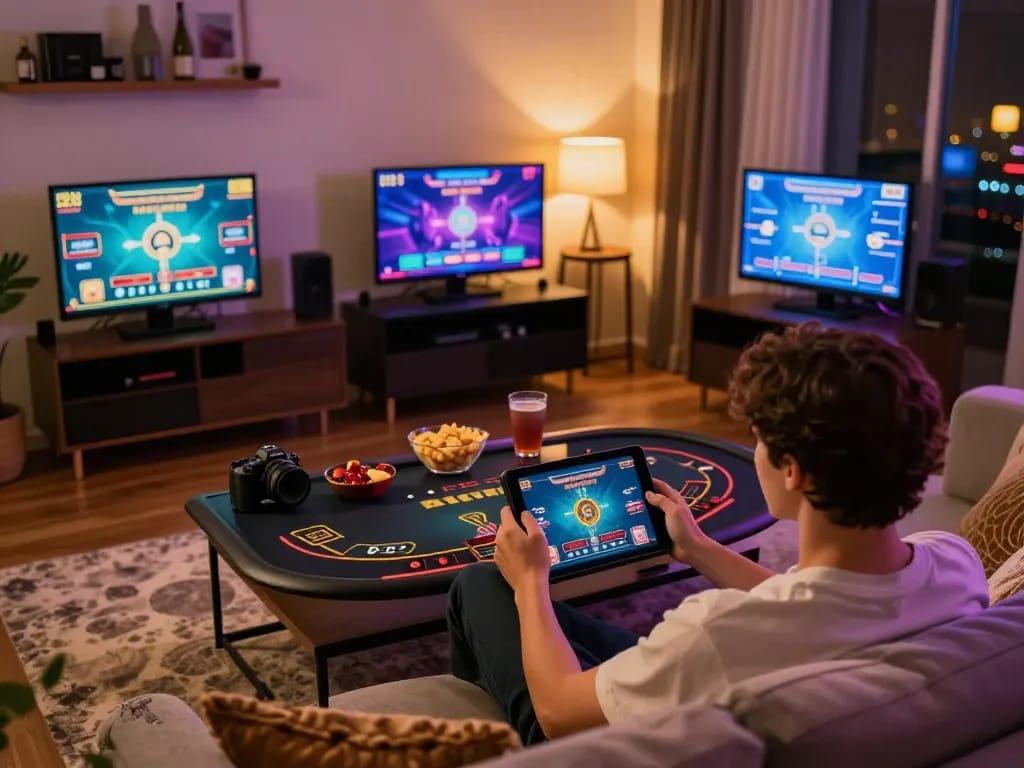 Player engaging in live dealer blackjack game on RR88's casino app, showcasing strategic gameplay.