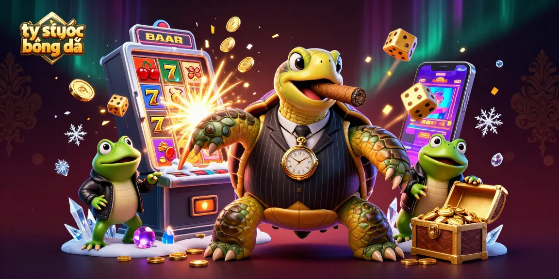 Experience thrilling tỷ số trực tiếp bóng đá action with iconic casino characters in a vibrant 3D scene.