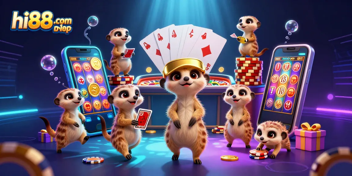 Join the excitement at hi88.com đăng nhập, where meerkats run a vibrant casino with thrilling games.