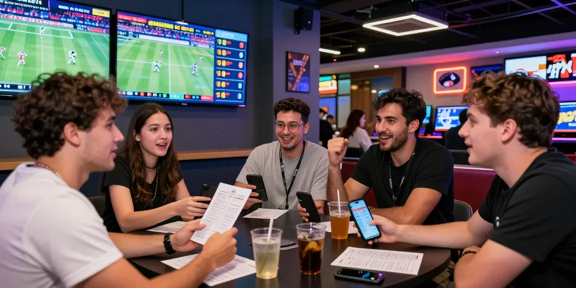 บรรยากาศการแทงกีฬา playme8 sportsbook ที่เต็มไปด้วยความสนุกสนานในกลุ่มเพื่อน