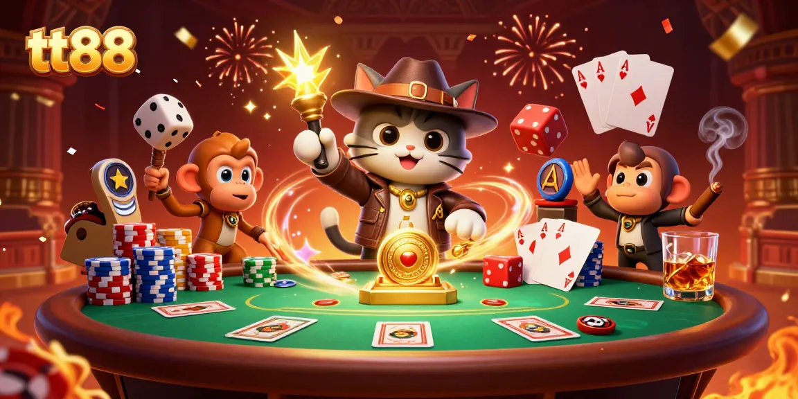 Engage in thrilling adventures at tt88 with dynamic slots and poker elements in an exotic setting.