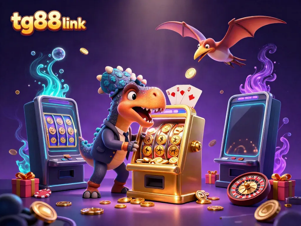 Join the adventure with tg88 link, capturing excitement from jackpot wins in a vibrant casino scene.
