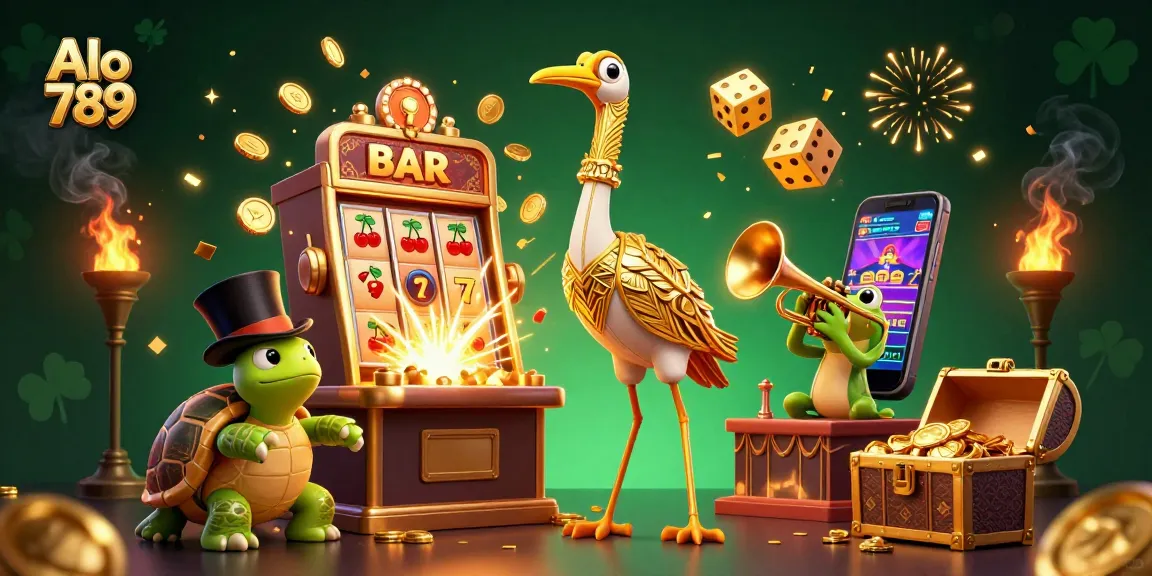 Play exciting games at Alo 789 and enjoy the lively atmosphere of a roaring twenties casino.