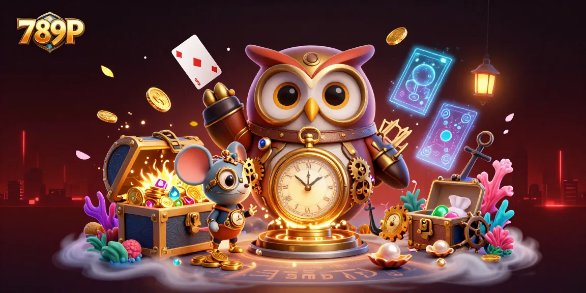 Experience thrilling gaming moments with 789P in this vibrant 3D casino illustration!