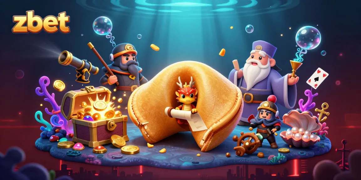 Experience thrilling gaming with zbet's vibrant 3D casino illustration showcasing epic fortune elements.