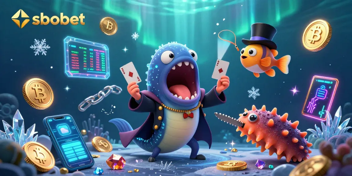 Experience sbobet magic with a vibrant underwater casino scene showcasing thrilling gambling elements.