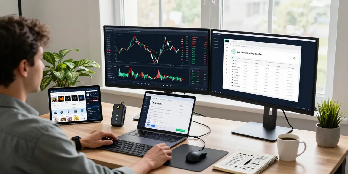 Funexchange's secure trading environment with cryptocurrency charts, smart contract analysis, and NFT marketplace