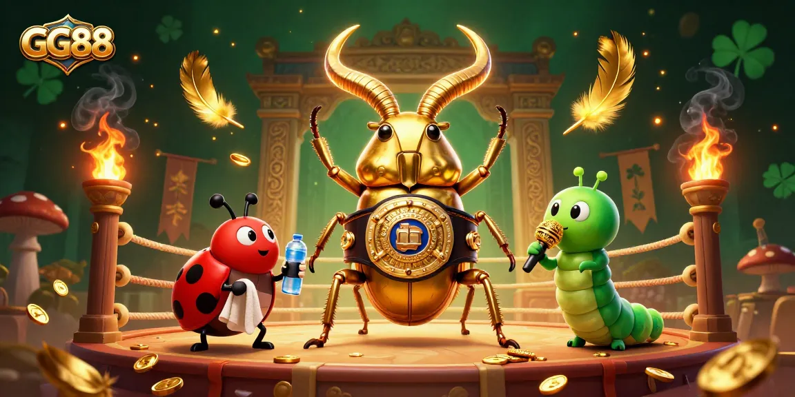 Experience thrilling action at GG88 with a vibrant scene featuring fantastical characters and casino elements.