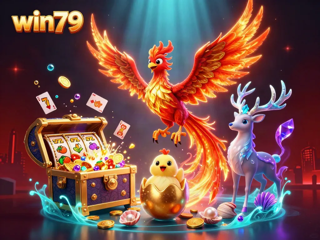 Experience win79 with thrilling slots, vibrant phoenixes and golden treasures in a captivating casino world.