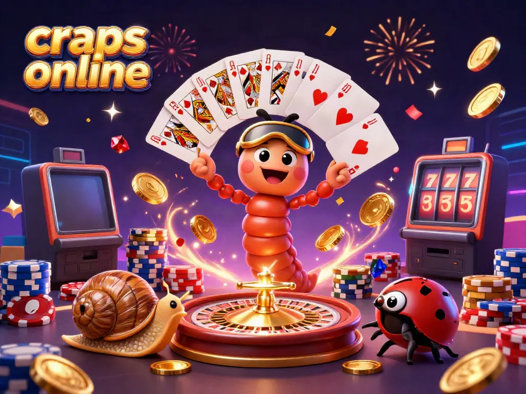 Experience thrilling action in craps online with engaging characters and vibrant casino elements.