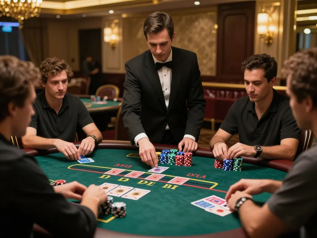 LLWIN Function enhances gameplay with dynamic blackjack interactions and professional dealer engagement.