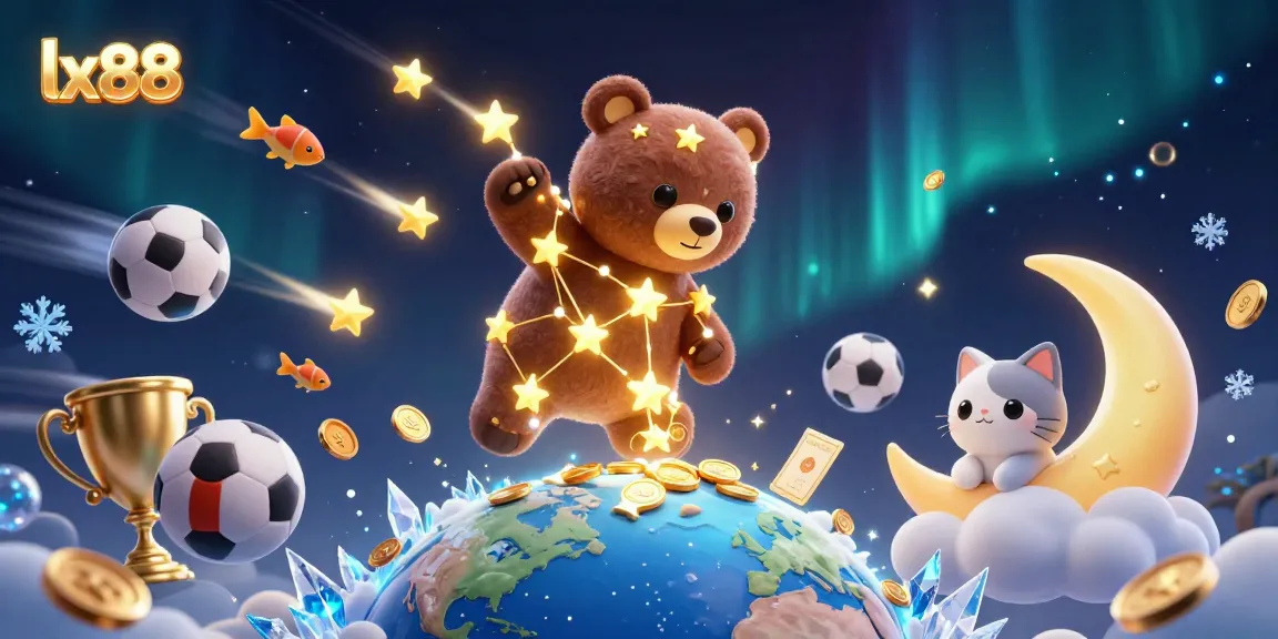 Engage in thrilling action with lx88, scooping coins and enjoying a dynamic casino experience amid vibrant game elements.