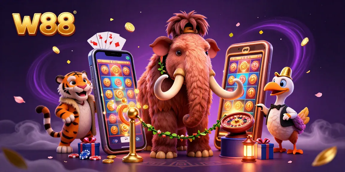 Khám phá thế giới w88 với bouncer mammoth tại sòng bài, không gian lôi cuốn và hấp dẫn.