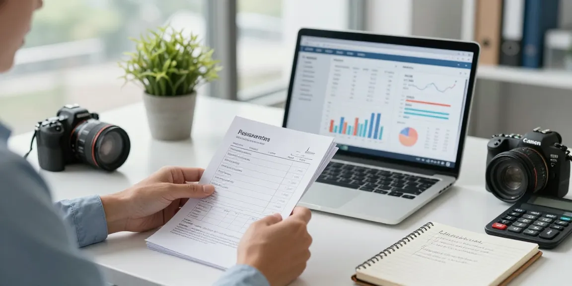 Analyze and detect fake receipt using AI in a financial office workspace.