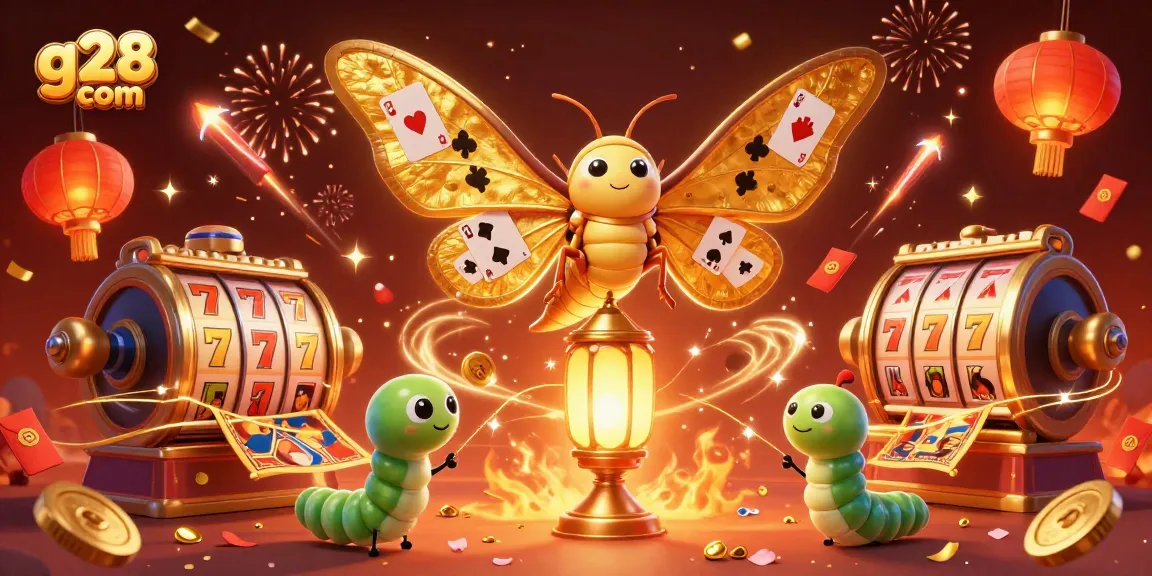 Experience the thrill of g28 com with a rich, vibrant 3D casino-themed illustration showcasing magical elements.