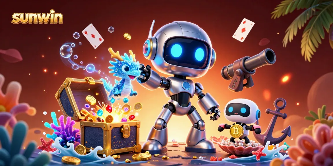 Engage in thrilling gameplay at sunwin with unique 3D characters and vibrant casino elements.