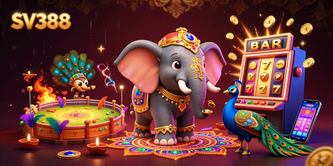 Engage with thrilling SV388 cockfighting action enriched with vibrant casino elements.