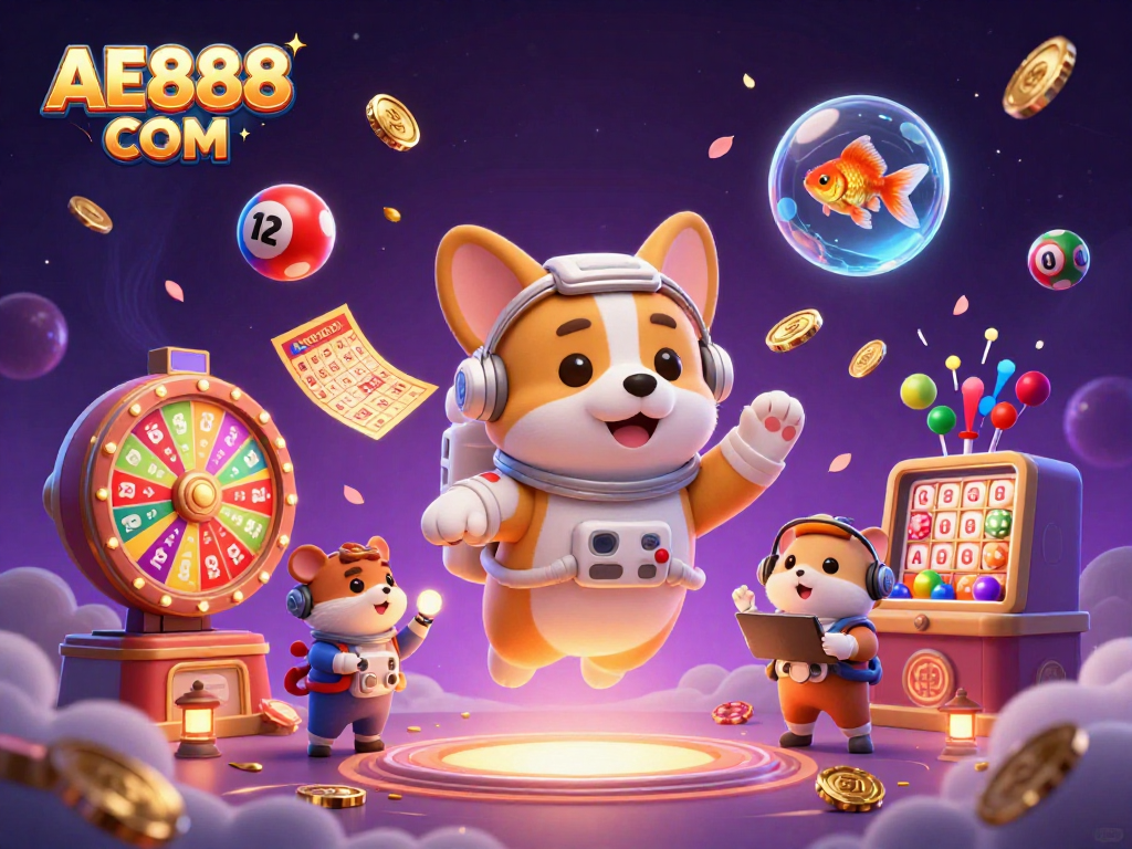 Engage with AE888 COM and enjoy thrilling gaming experiences in a vibrant space casino.