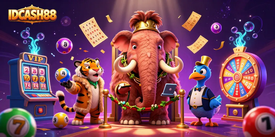 Experience the thrilling atmosphere of IDCASH88 with dynamic gaming elements and vibrant characters.