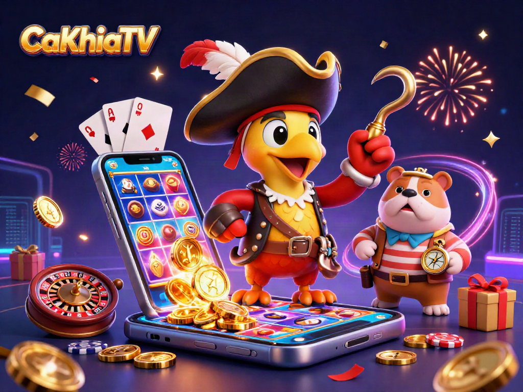 CaKhiaTV invites you to spin colorful slot games with thrilling action and dynamic visuals.