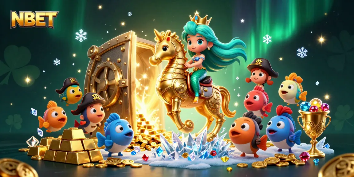 Engage with NBET in this vibrant, magical underwater casino world filled with treasures.