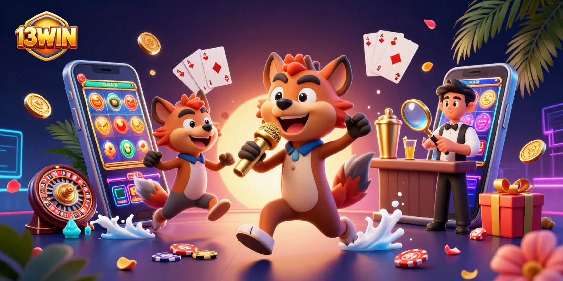 Engage with the exciting world of casino at 13WIN, where hyenas run the comedy club and fortune awaits!