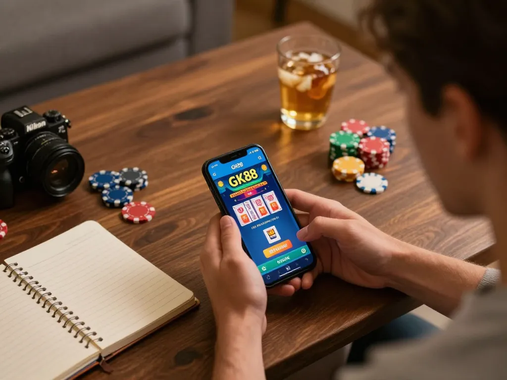 Engaging online session with GK88 app showcasing betting strategies and exciting gameplay.