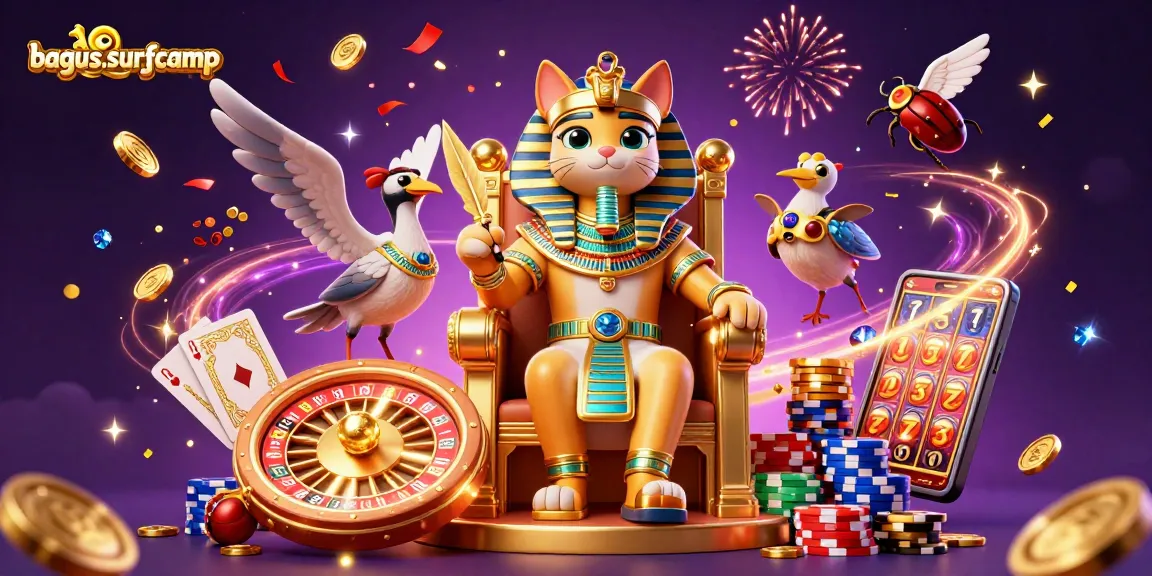 Try your luck with bags of gold at amusment in Bagus Surfcamp-inspired slot games!