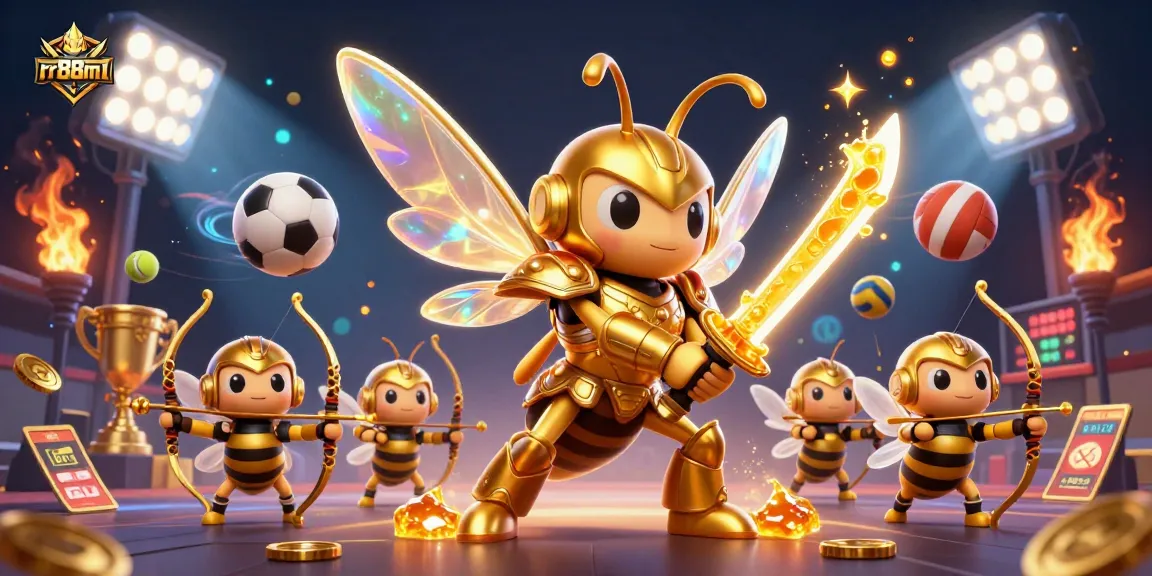 Experience the excitement of rr88m1 as the golden hornet leads an elite squad in a vibrant casino scene.