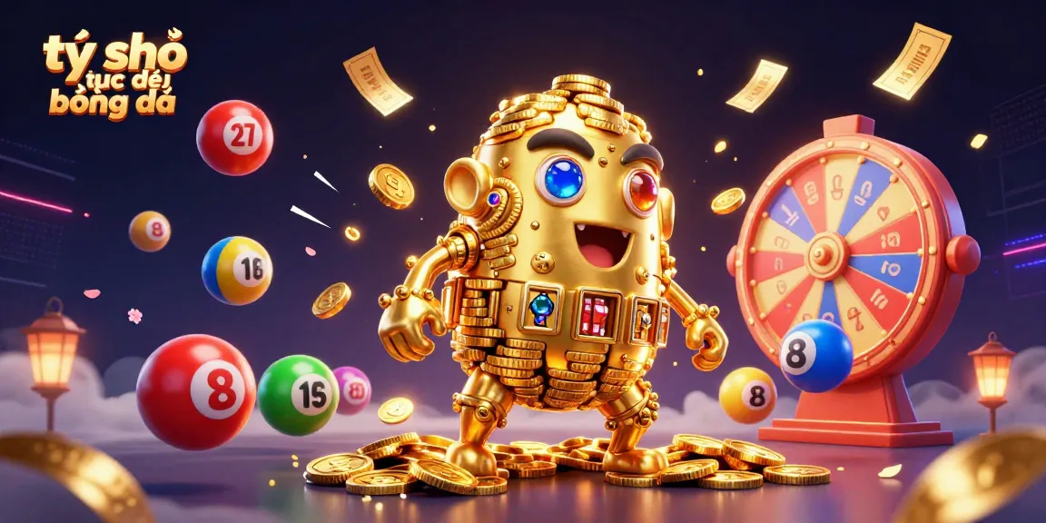 Watch live tỷ số trực tiếp bóng đá with a golden golem amidst dynamic gaming elements.