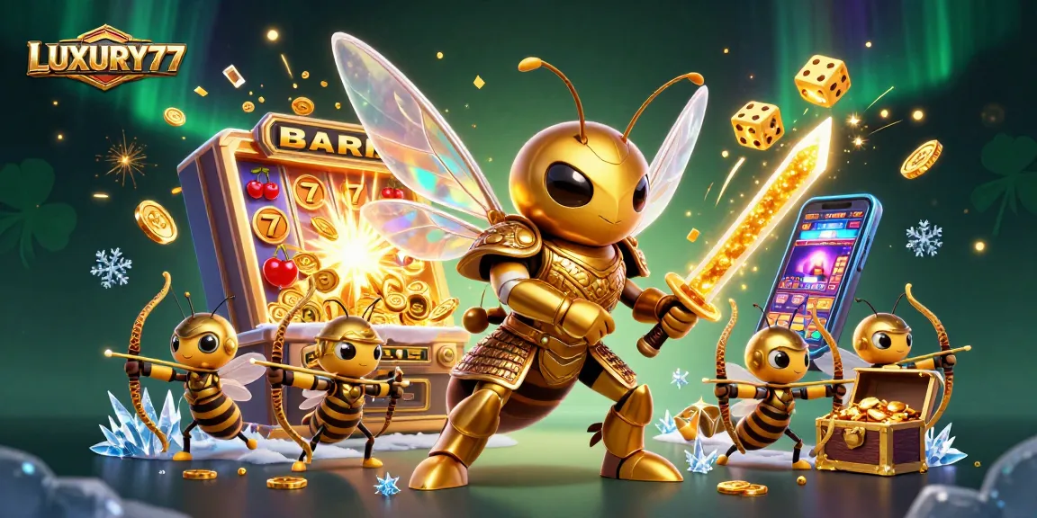 Bermain dengan LUXURY777 sambil menikmati slot jackpot dan arsitektur kasino yang megah.