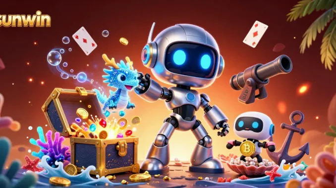 Engage in thrilling gameplay at sunwin with unique 3D characters and vibrant casino elements.