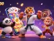 Experience action with mpo500 as playful characters engage in a vibrant casino scene full of games.