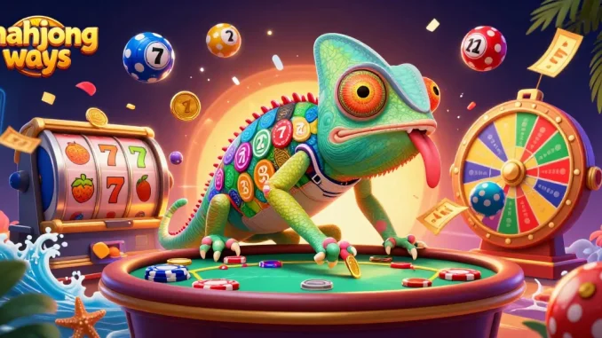 Engage with mahjong ways slot excitement highlighted by colorful elements and dynamic visuals.