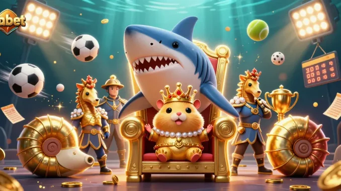 Engage in thrilling dabet sports betting with the fierce golden hamster king and royal guards