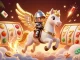 Experience thrilling gameplay with jw88's slot reels surrounded by dazzling characters and festive decorations.