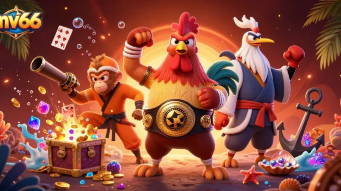 Experience the thrilling excitement of mv66 with dynamic characters and vibrant gambling elements!