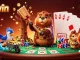 Experience thrilling gambling at 23win, featuring a whimsical scene of a beaver collecting golden coins.