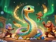 Experience the vibrant magic of RR88 with an iridescent rainbow serpent and golden monkey king in an exciting casino scene.