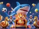 Experience thrilling action with 100vips9, featuring a golden hamster king amidst dynamic sports elements.