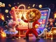Experience the vibrant world of rrs88a with a 3D illustration showcasing casino adventures and jackpot celebrations.
