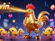Experience thrilling 11win action with a vibrant 3D casino scene featuring a golden rooster robot.