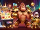 Engage with thrilling 13win casino adventures featuring a gorilla, chameleon, and tortoise in a vibrant scene.