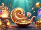 DABET features an ancient nautilus roulette wheel alongside glowing companions, embodying exciting casino energy.