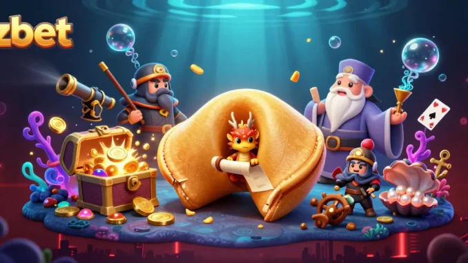 Experience thrilling gaming with zbet's vibrant 3D casino illustration showcasing epic fortune elements.
