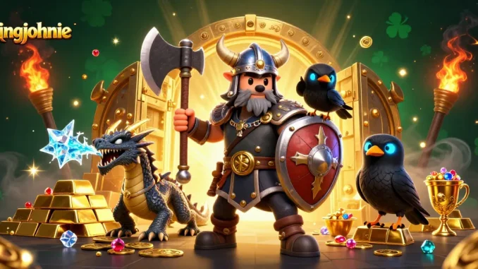 Win big with kingjohnnie at the ultimate casino adventure featuring epic characters!