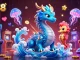 Engage in thrilling gameplay at Go88 with a majestic dragon and vibrant casino elements.